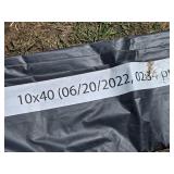 10x40 Billboard Tarp with Advertising Graphics