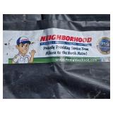 10x40 Billboard Tarp with Advertising Graphics
