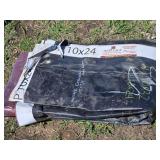 10x24 Billboard Tarp with Advertising Graphics