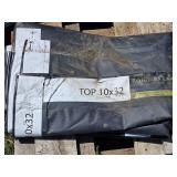 10 x 32 Billboard Tarp with Advertising Graphics