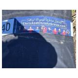 10x40 Heavy Billboard Tarp with Advertising Graphics