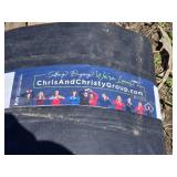 10x40 Heavy Billboard Tarp with Advertising Graphics