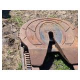 Heavy Duty Holland Sliding Fifth Wheel Hitch Plate - Mount Plate Approx. 48" x 34"