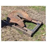 Heavy Duty Holland Sliding Fifth Wheel Hitch Plate - Mount Plate Approx. 48" x 34"