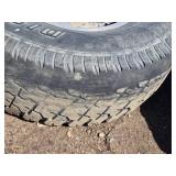 Lot of 4 rims, 2 with LT265/75R16 Tires