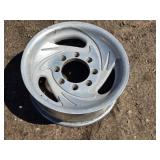 Lot of 4 rims, 2 with LT265/75R16 Tires