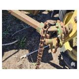 John Deere Model 894 Hay Rake Works - Needs New Bearing that Holds the Chain
