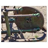 John Deere Model 894 Hay Rake Works - Needs New Bearing that Holds the Chain