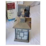 Pair of Exterior Wall Lanterns with Frosted Glass