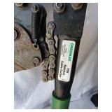 Greenlee 756 Ratchet Cable Cutter with Green Handles