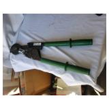Greenlee 756 Ratchet Cable Cutter with Green Handles