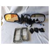 Set of 2 Black Electric Side Mirrors off 2003 Chevy 2500 and Other Accessories