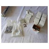 Bulk Lot of Assorted Stainless Steel Screws, Nuts, and Washers