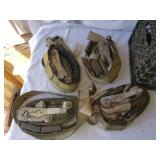Lot of Heavy Duty Ratchet Tie Down Straps with Ratches