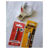 Set of Tools: Sunex 30mm Crowfoot Wrench and Impact Socket Adapters