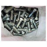 Lot of Approximately 100 Grade 8 Bolts - 7/8" x 2.5"