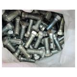 Lot of Approximately 100 Grade 8 Bolts - 7/8" x 2.5"