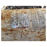 Lot of 2 Used Compressed Gas Cylinders with Valves