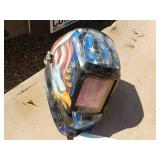 Auto-Darkening Welding Helmet with Eagle Design and Glass Replacements