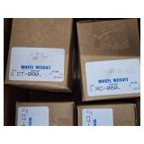 BRAND NEW Collection of Wheel Weights, Tire Changing Tools, and Storage Bins