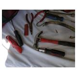 Mixed Set of Hand Tools with Tool Bag - Pliers, Tape Measure, Level, Hammer, Screwdrivers and More
