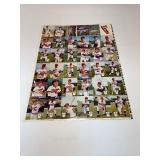 1984 MN Twins Uncut Baseball Trading Cards