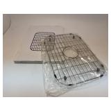 Large Stainless Steel Sink Protector - 18" x 13"