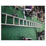 28 Ft Long Aluminum Adjustable Ladder ( Used)