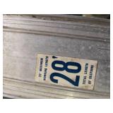 28 Ft Long Aluminum Adjustable Ladder ( Used)