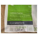 Laminate Flooring Style Selections 127.5 Sq.ft.(6 packs with 21.25 sq.ft in each pack): New