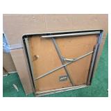 Folding Table (USED): 35"L x 35"W x 27"H