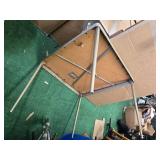 Folding Table (USED): 35"L x 35"W x 27"H