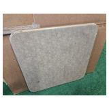 Folding Table (USED): 31"L x 31"W x 26"H
