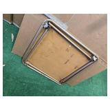 Folding Table (USED): 31"L x 31"W x 26"H