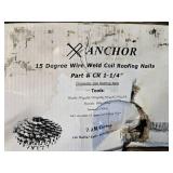 A Box of Roofing Nails (120 on each coil X 45 coils =5400 Nails): New