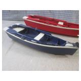 (FS) 3 Vintage Wood Model Row Boats...