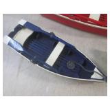 (FS) 3 Vintage Wood Model Row Boats...