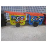 (BSB) Vintage Wind-Up Zig-Zag Train...