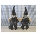 (CNTR) 2pc Biker Gnomes Couple Figu...