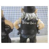 (CNTR) 2pc Biker Gnomes Couple Figu...