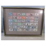 (A-4) Framed Collection of $1 to $5...