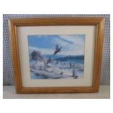 (A-4) Framed Terry Redlin Print 15 ...