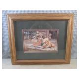 (A-4) Framed Jim Lamb "Hunter