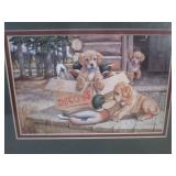 (A-4) Framed Jim Lamb "Hunter