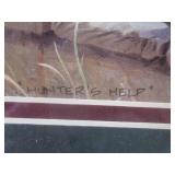 (A-4) Framed Jim Lamb "Hunter