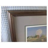 (A-4) Framed James A. Megar "Harves...
