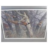 (A-4) Framed James A. Megar "Storm ...