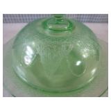 (FS) Vintage Etched Green Uranium G...