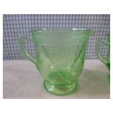 (FS) Vintage Etched Green Uranium G...