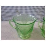 (FS) Vintage Etched Green Uranium G...